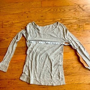 Great beige long sleeve top.